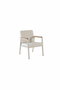 Hanah Home Monte - Cream Conjunto de Mesa y Sillas de Jardín de 7 Piezas